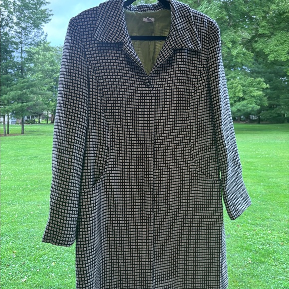 Apt. 9 Black and White Patterned Jacket - Picture 1 of 3